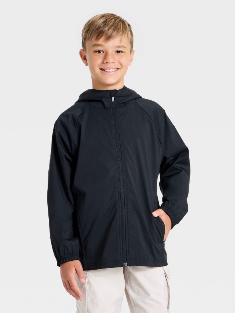 NWT All in Motion Windbreaker Softshell Jacket - Black